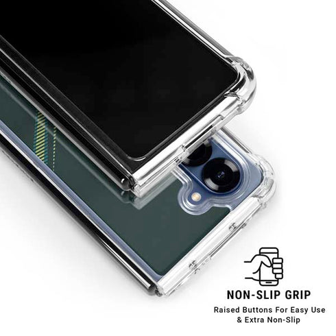 Australia Soccer Flag Galaxy Z Fold7 Clear Case
